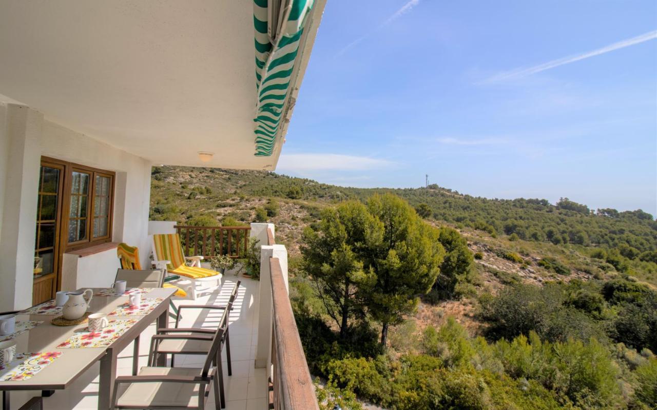 Terraza Con Vistas Espectaculares - Haciendas Albert Villas Alcossebre Dış mekan fotoğraf
